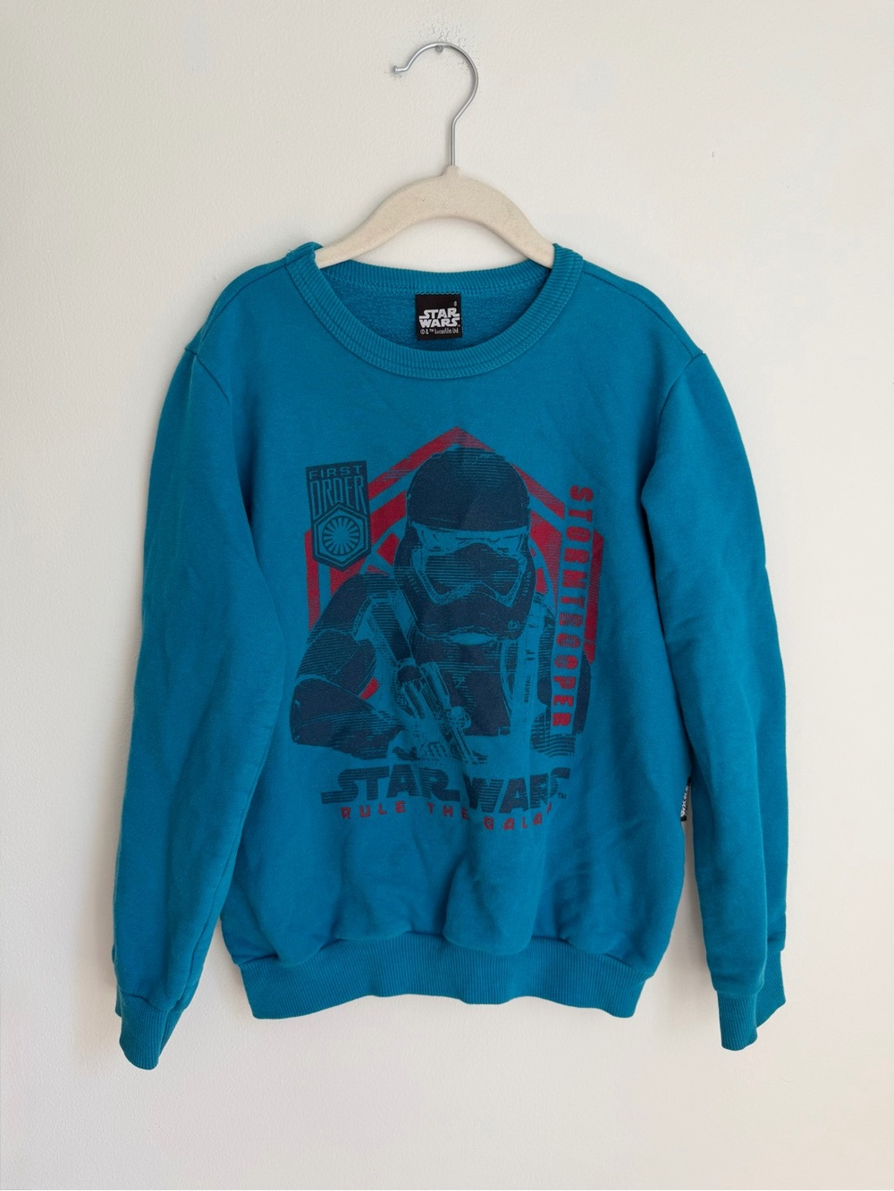 Star Wars Boys Stormtrooper Graphic Crewneck Sweater (Size 8)